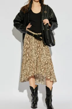 Isabel Marant beige Silk skirt Olena