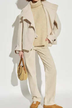 Isabel Marant beige Turtleneck vest "Meggy"