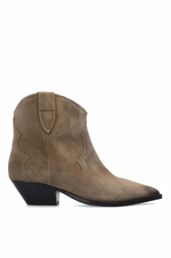 Isabel Marant beige ‘Washed Iconic’ boots