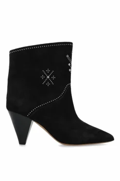 Isabel Marant BLACK Heeled ankle boots āLolineā