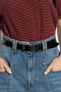 Isabel Marant BLACK Leather belt Ilirya