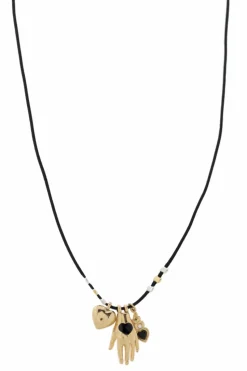 Isabel Marant BLACK Necklace with pendants