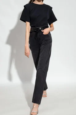 Isabel Marant BLACK ‘Zelitos’ T-shirt