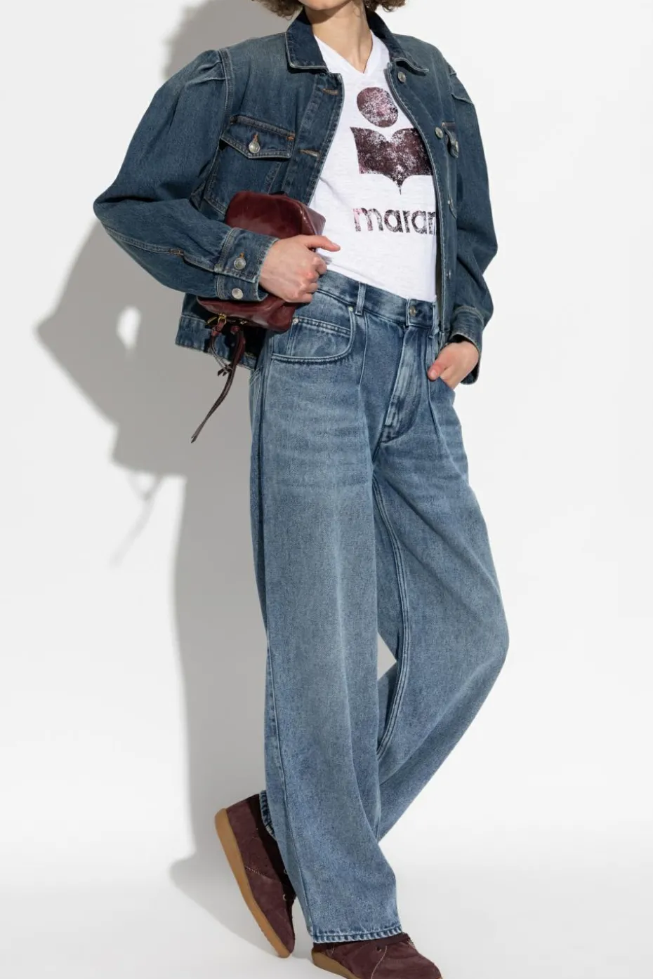 Isabel Marant BLUE Denim jacket `Nolinea`