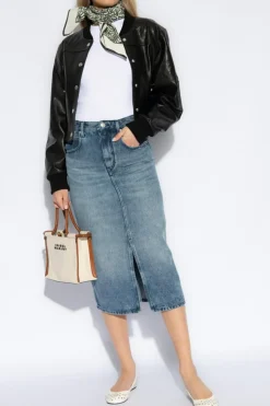 Isabel Marant BLUE ‘Tilauria’ denim skirt