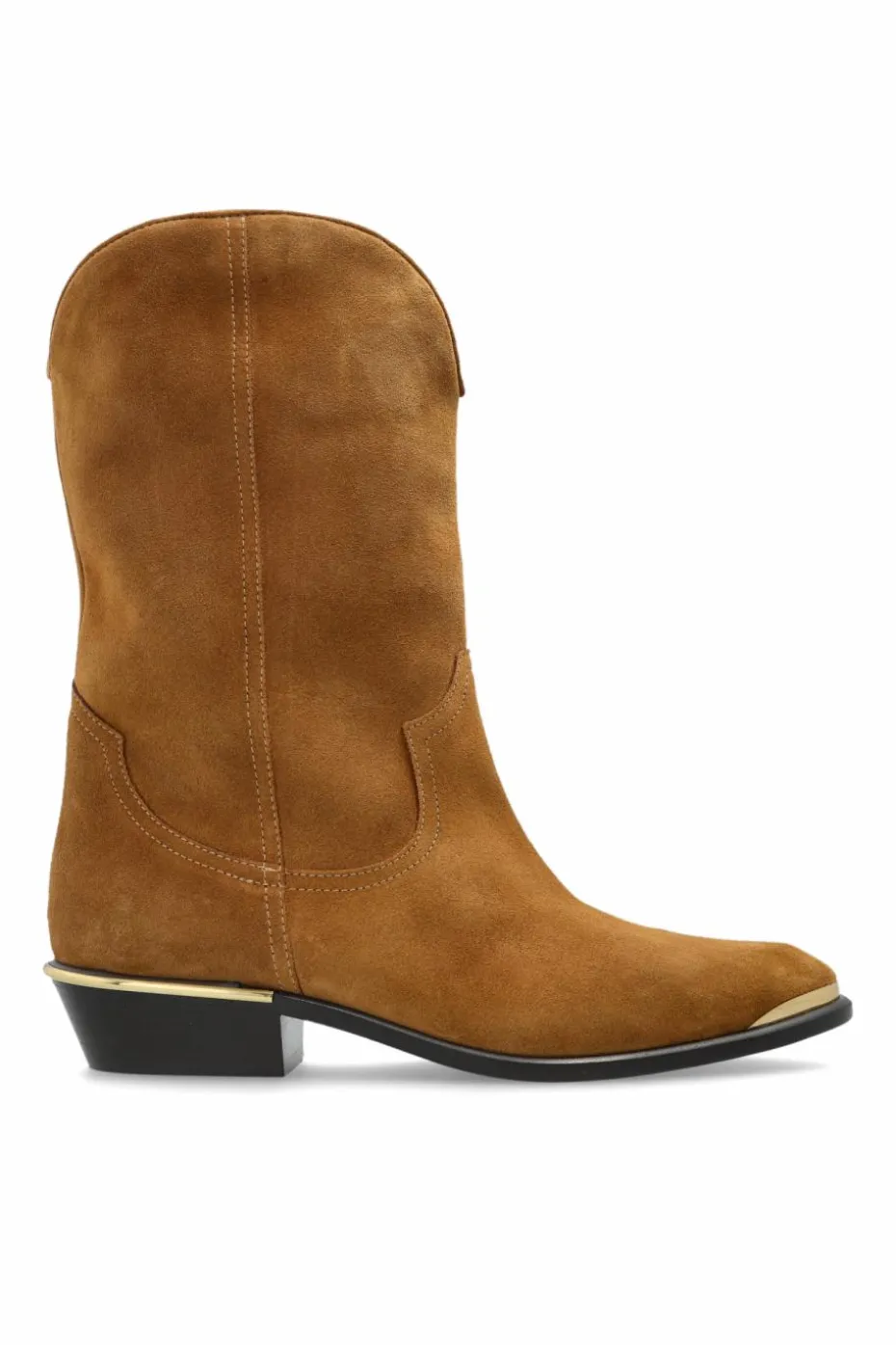 Isabel Marant BROWN "Elbana" cowboy boots
