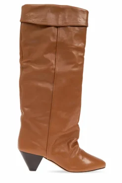 Isabel Marant BROWN Heeled boots `Elita`