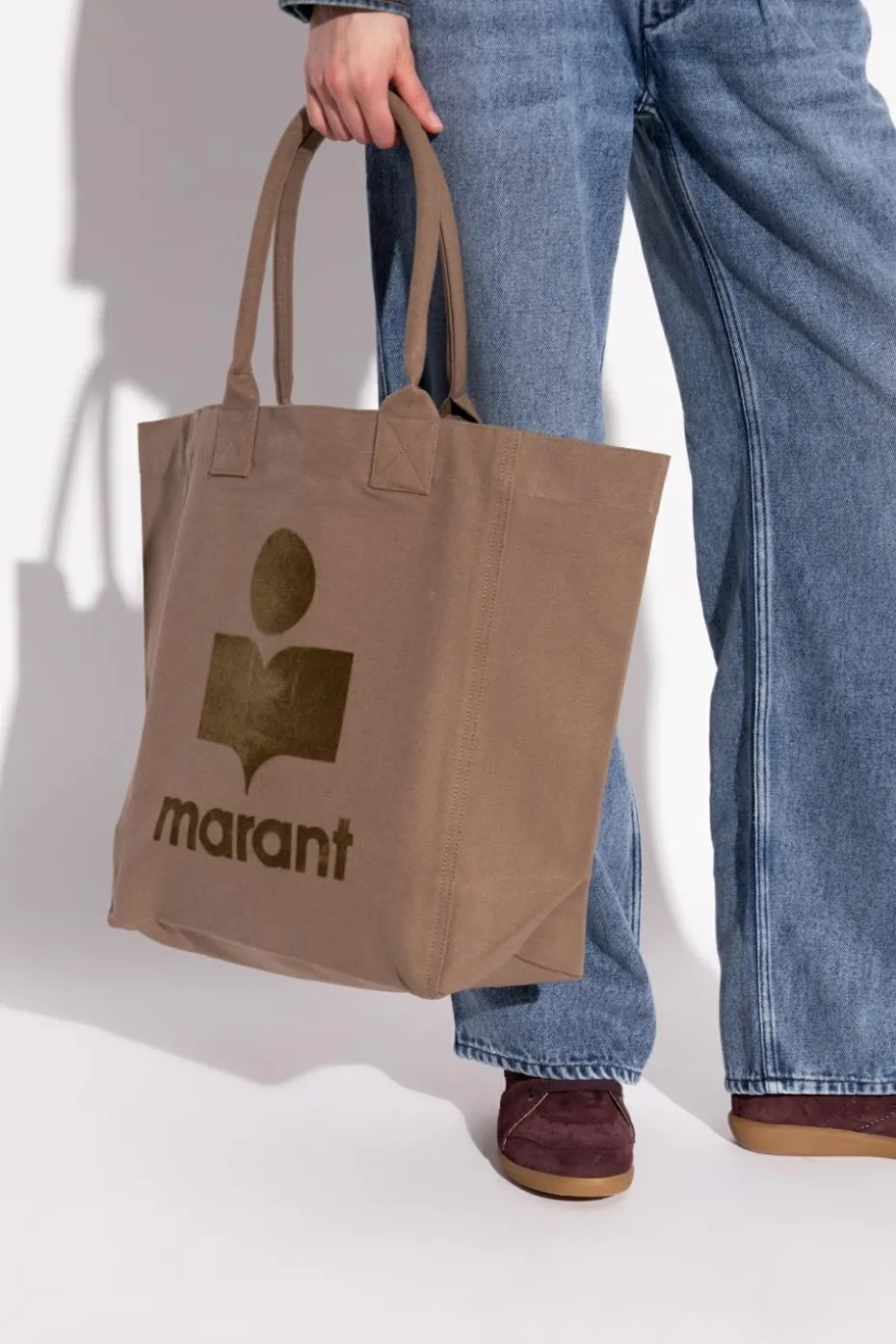 Isabel Marant BROWN Shopper bag "Yenky"