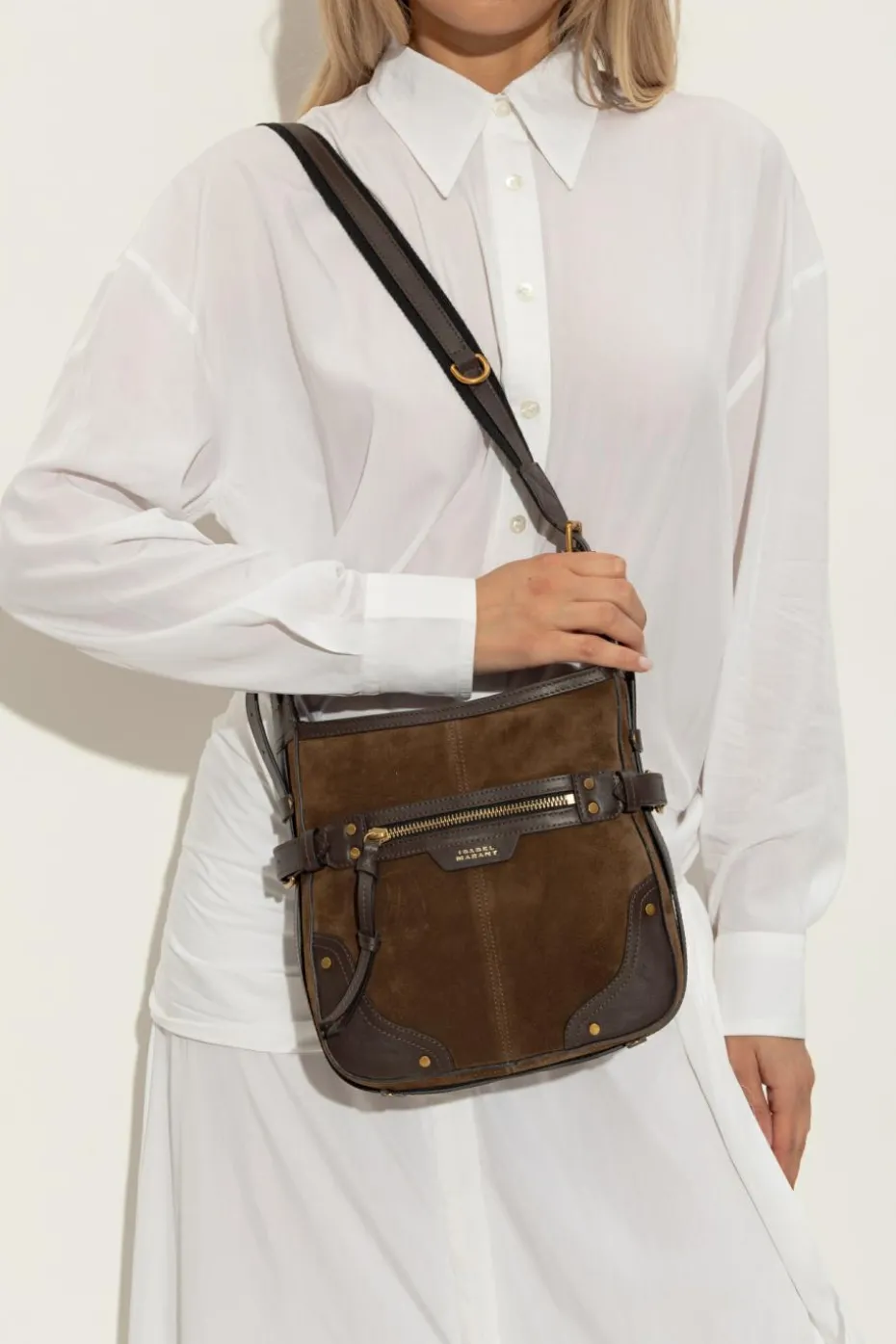 Isabel Marant BROWN Shoulder bag "Sierra Small"