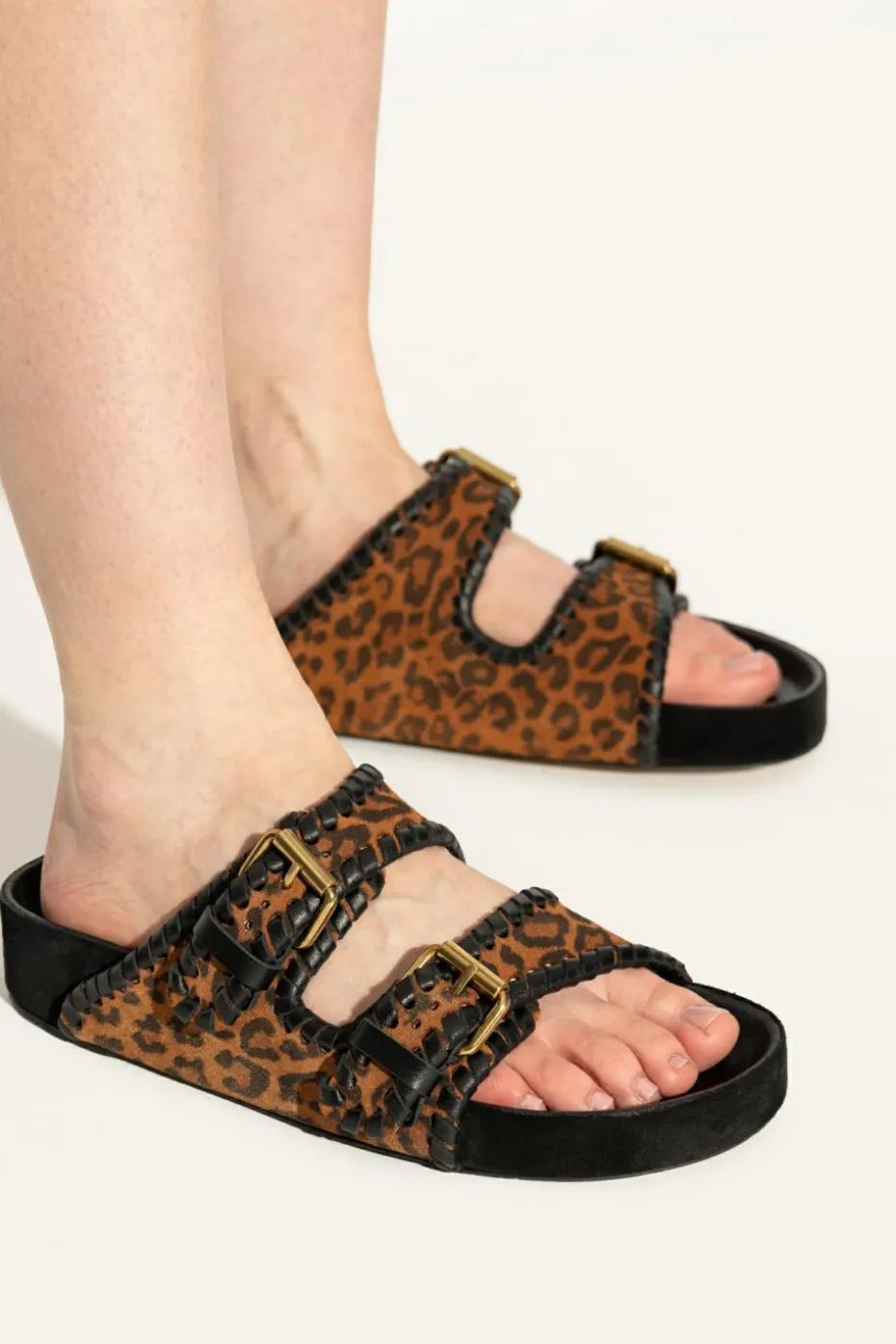 Isabel Marant BROWN Slides "Lennyo"