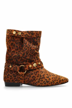 Isabel Marant BROWN Suede ankle boots "Stania"
