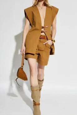 Isabel Marant BROWN Vest Falila