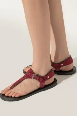 Isabel Marant BURGUNDY Sandals Akel