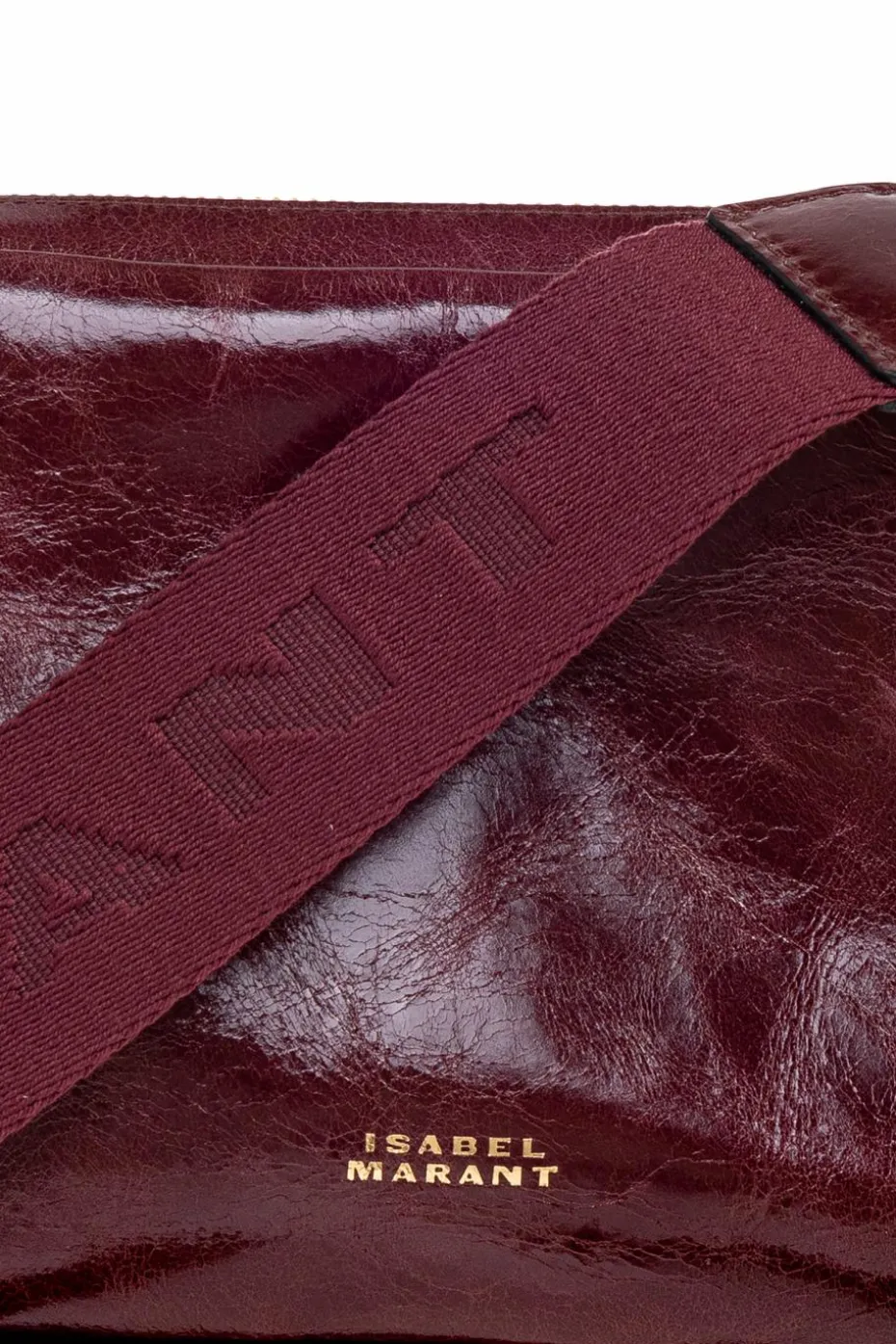 Isabel Marant BURGUNDY Shoulder bag "Wardy"