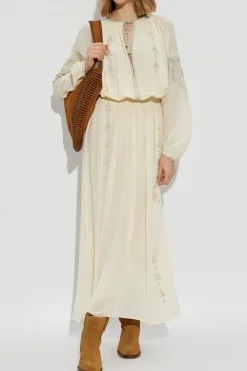 Isabel Marant cream Odilia dress
