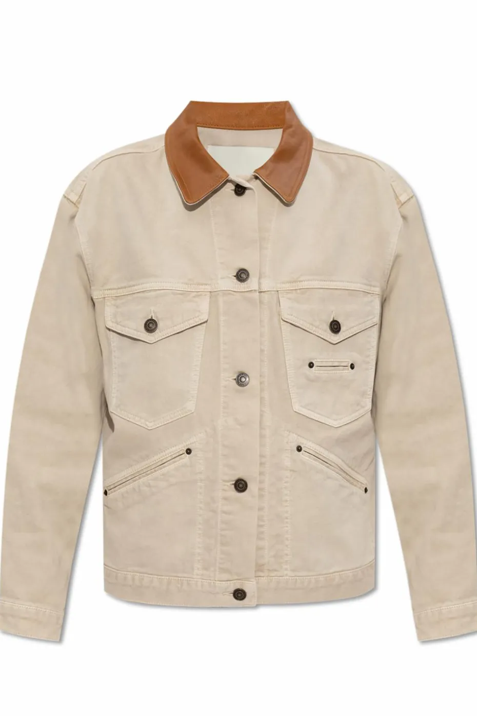 Isabel Marant cream "Petunia" denim jacket
