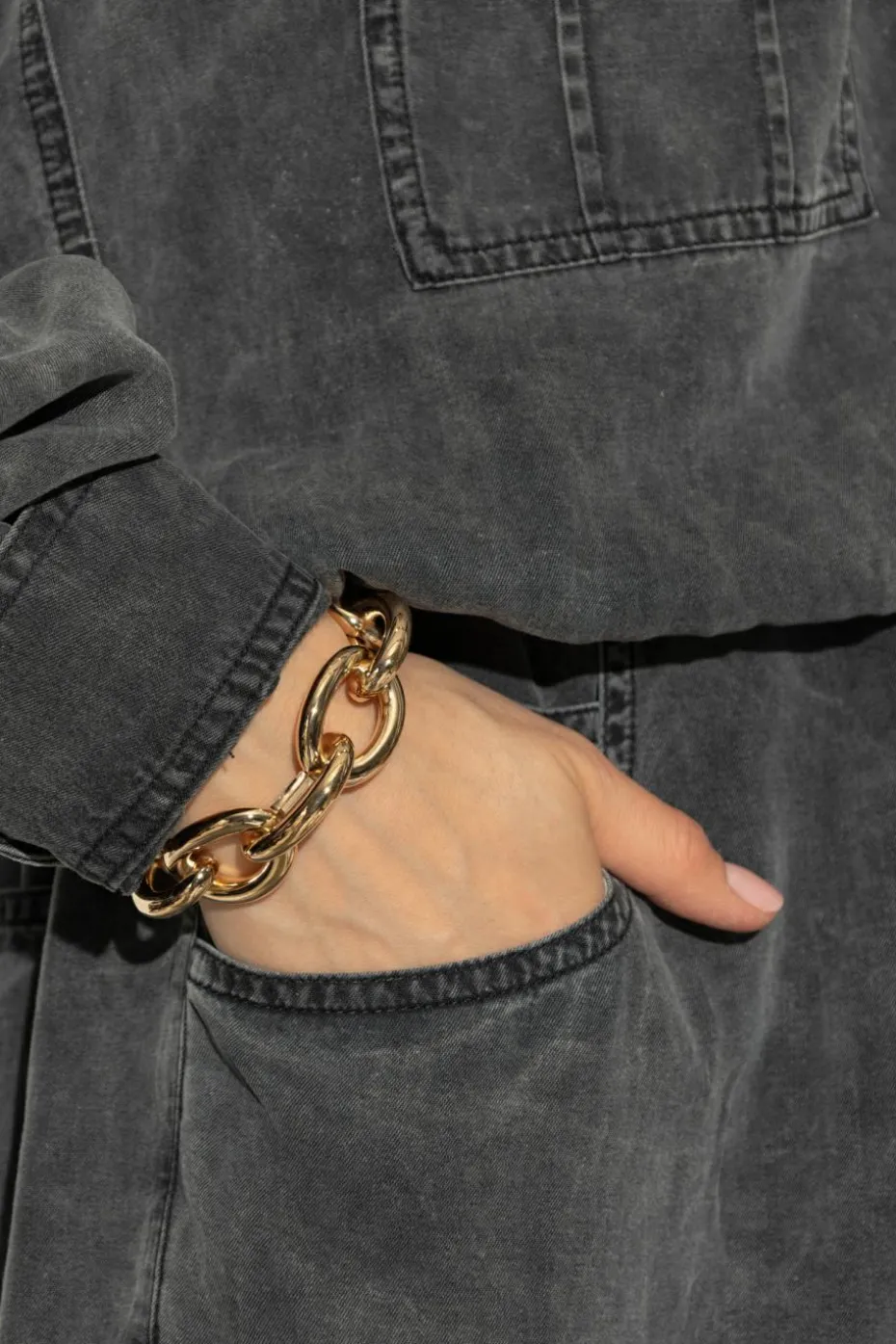 Isabel Marant GOLD Brass bracelet