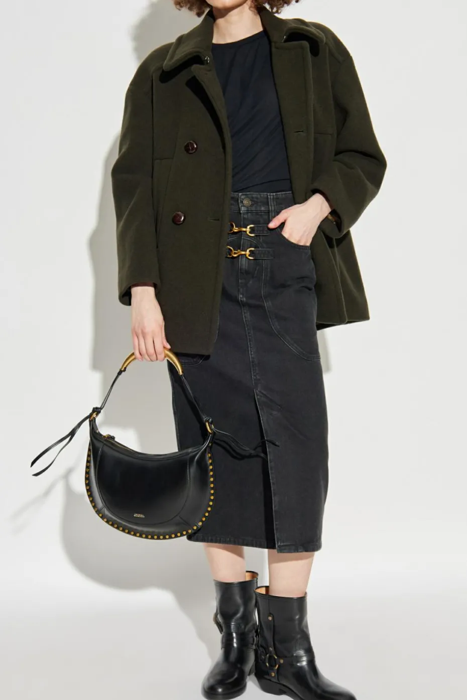 Isabel Marant GREEN Short muzzle 'Fiby'