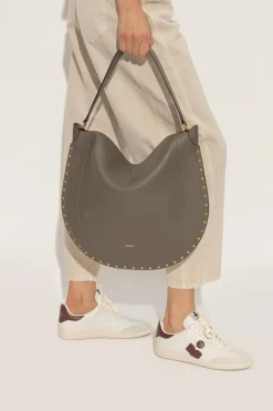 Isabel Marant GREEN Shoulder bag `Oskan Hobo`