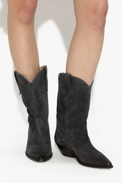 Isabel Marant GREY ‘Duerto’ heeled ankle boots