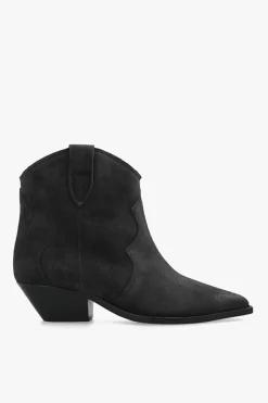 Isabel Marant NAVY BLUE ‘Dewina’ heeled ankle boots