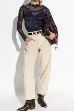 Isabel Marant NAVY BLUE Top "Diem"