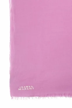 Isabel Marant PINK ‘Alette’ cashmere scarf