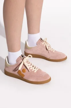 Isabel Marant PINK Suede sports shoes "Bryce"