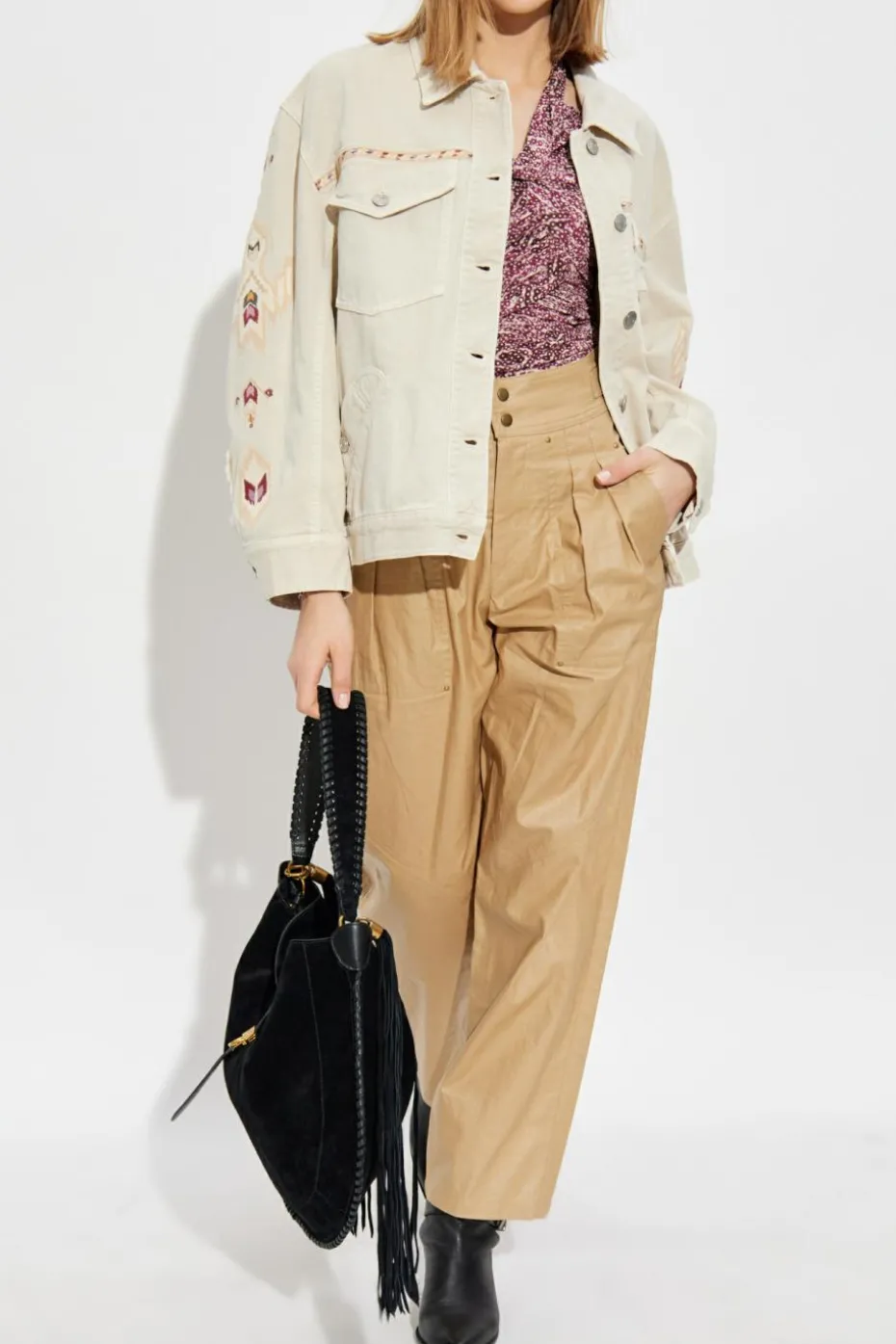 Isabel Marant PURPLE Top Vonda