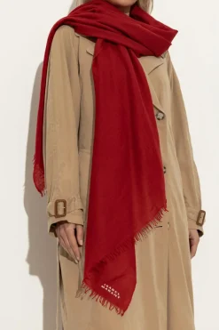 Isabel Marant RED Scarf "Alette"