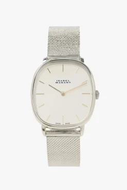 Isabel Marant SILVER Watch with logo