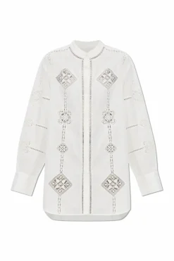 Isabel Marant WHITE Long shirt Soeline
