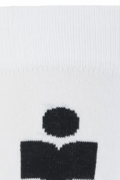 Isabel Marant WHITE Socks with logo