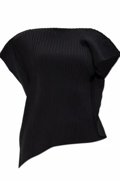 Issey Miyake BLACK Pleated top
