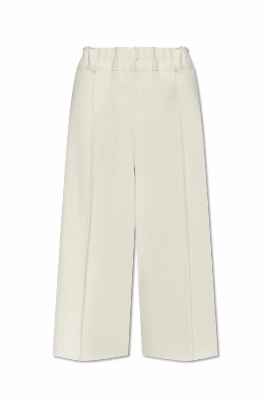Issey Miyake cream Pleated pants