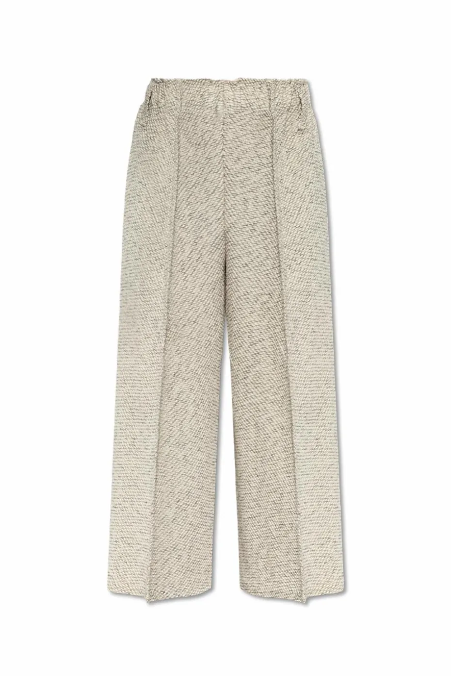 Issey Miyake GREY Pleated pants