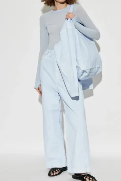 Issey Miyake light blue Jeans with pockets