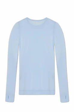 Issey Miyake light blue Long sleeve top