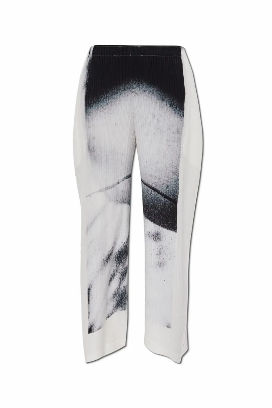 Issey Miyake WHITE Pleated trousers