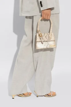 Jacquemus beige ‘Le Chiquito Moyen Boucle’ shoulder bag