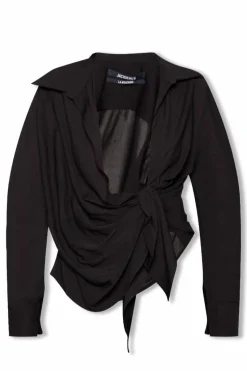 Jacquemus BLACK Asymmetrical top