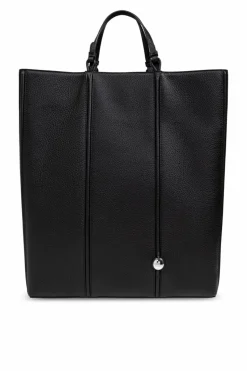 Jacquemus BLACK Bag Le Cabs Marino in shopper style