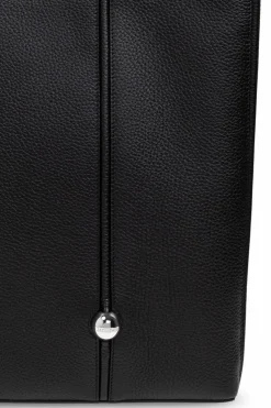 Jacquemus BLACK Bag Le Cabs Marino in shopper style