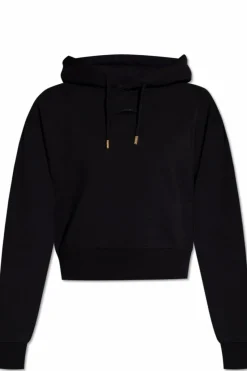 Jacquemus BLACK Hoodie with logo