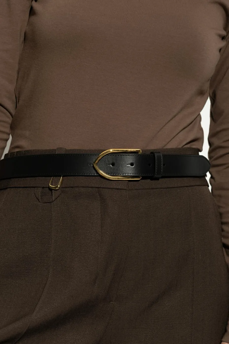 Jacquemus BLACK Leather belt