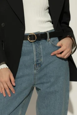 Jacquemus BLACK Leather belt