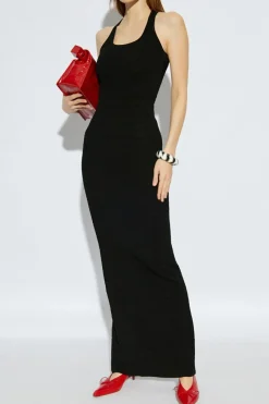 Jacquemus BLACK Long dress ‘Scala’