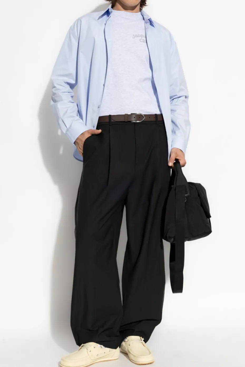 Jacquemus BLACK Pleated trousers