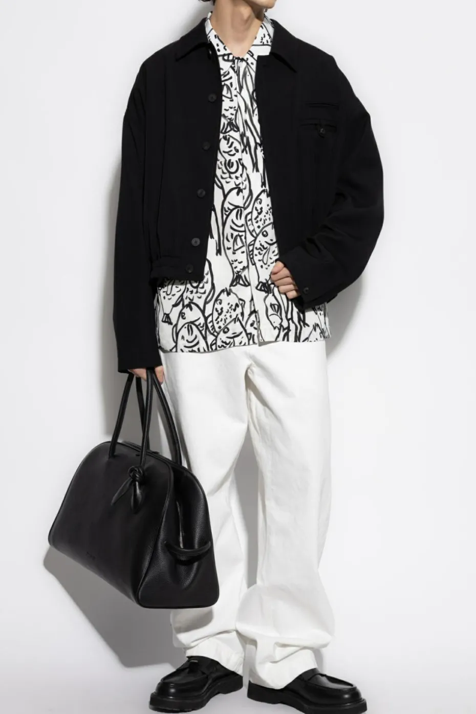 Jacquemus BLACK Shirt Aloe