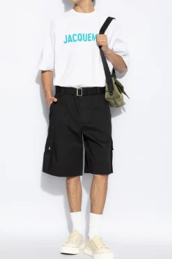 Jacquemus BLACK Shorts with pockets